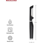Kitchenaid Classic Euro Peeler, 8.6 Inches, Black