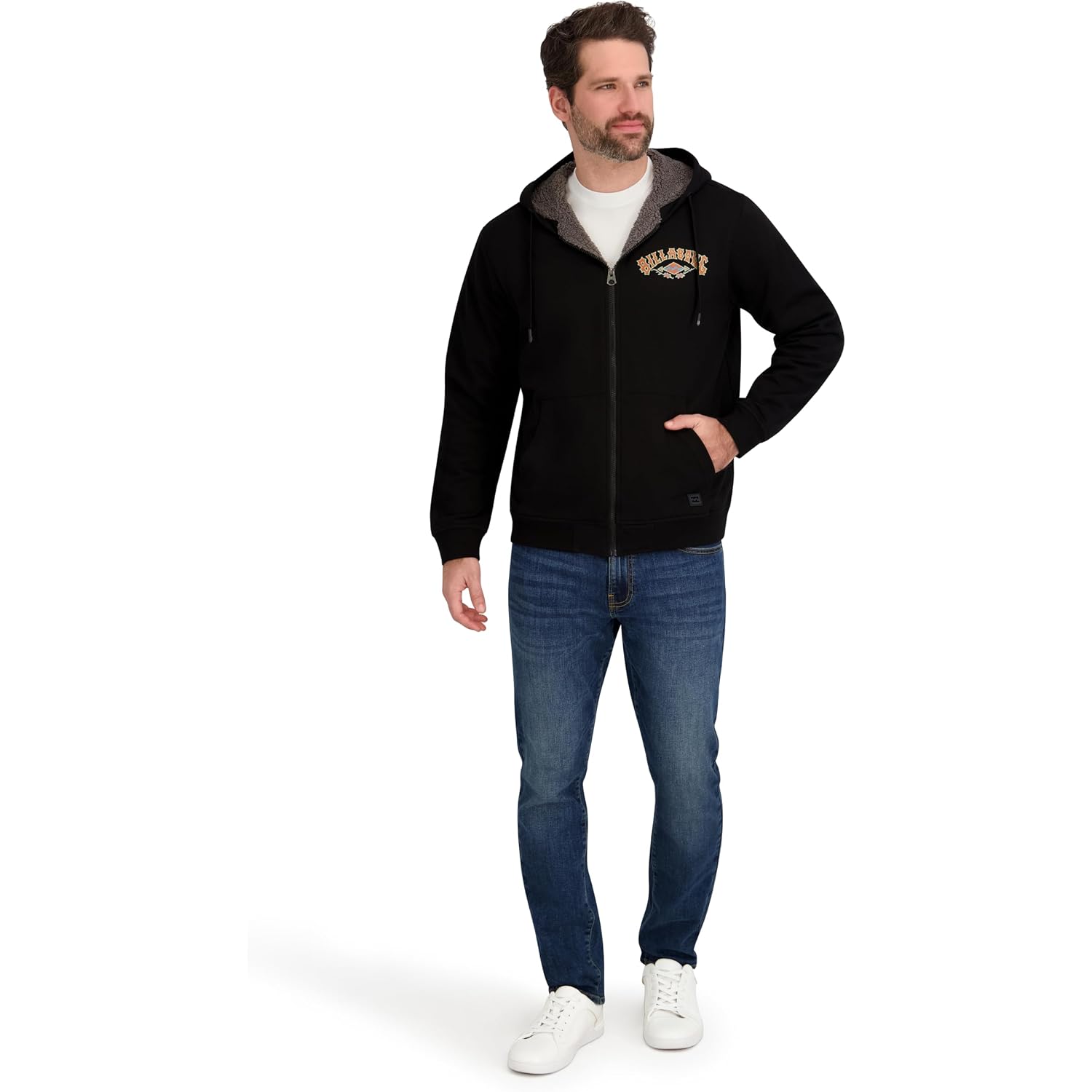 Billabong Men'S Sherpa Lined Hoodie Jacket