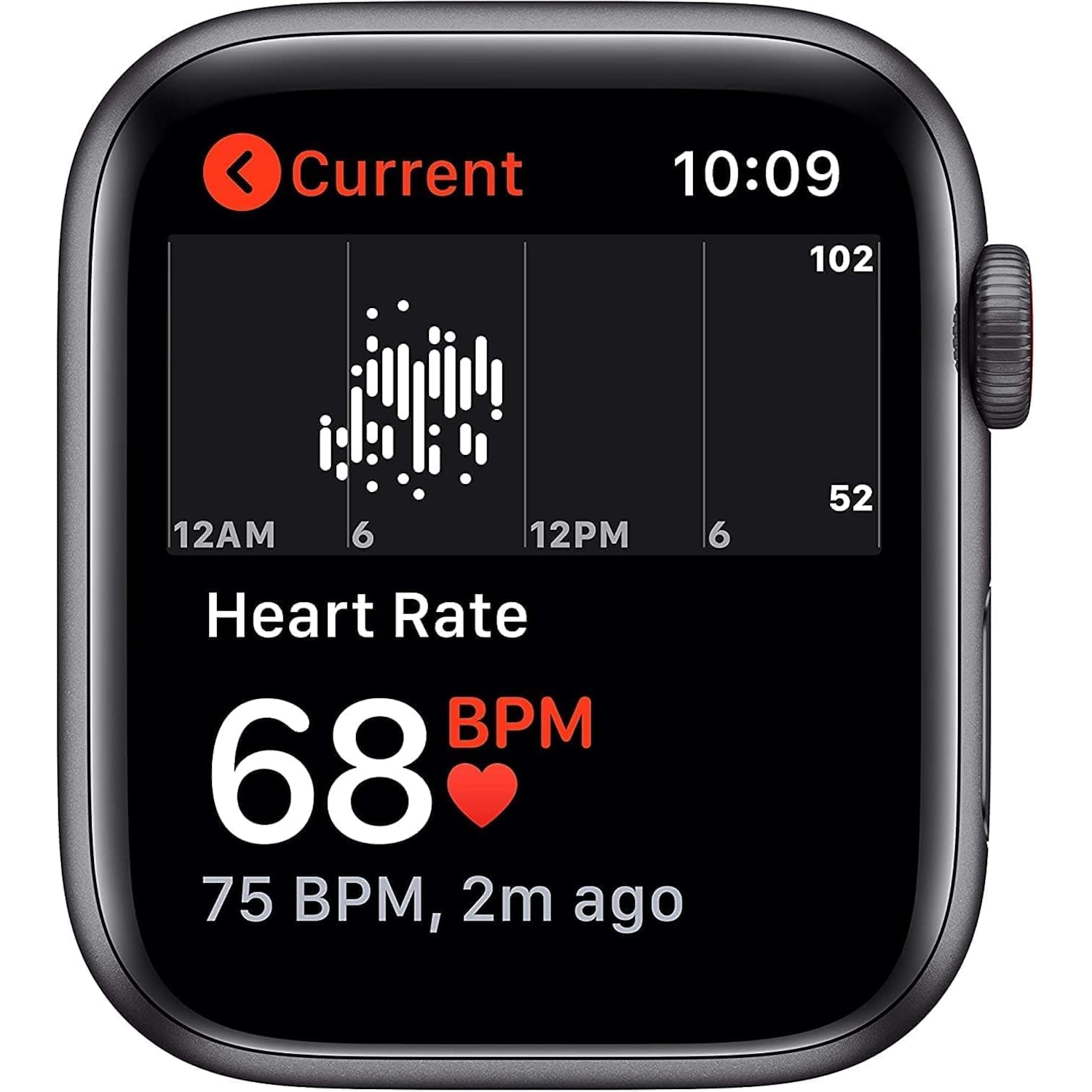 Apple Watch Se (Gps, 44Mm) - Space Gray Aluminum Case With Midnight Sport Band (Renewed)