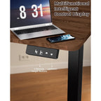 Electric Standing Desk 48" X 24", Height Adjustable 28"-46", Sit Stand Desk With Memory Presets, Smooth & Quiet Motor, Reinforced Frame, Easy Assembly, Ergonomic Home Office Desk