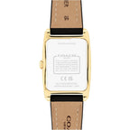 Coach Reese Women'S Watch - 2H Quartz Tank Watch With Genuine Leather Strap - Water Resistant 3 Atm/30 Meters - Premium Fashion Timepiece For Everyday Style - 24Mm