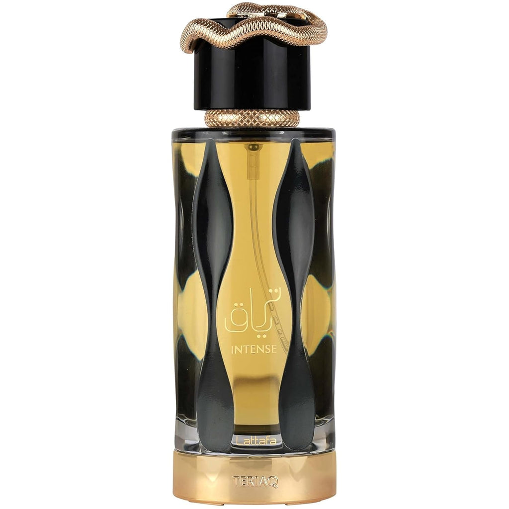 Lattafa Teriaq Intense for Unisex Eau de Parfum Spray, 3.4 Ounce / 100 ml