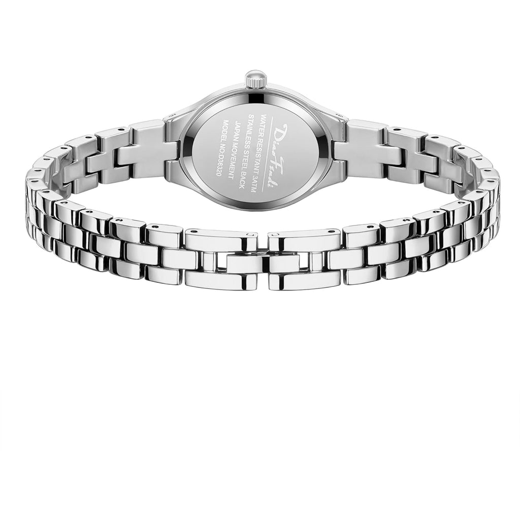 Diaofendi Small Gold Bracelet Watches Vintage Ladies Quartz Wrist Watches Stainless Steel Band,Waterproof.