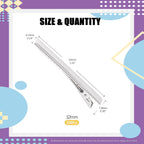 Swpeet 200Pcs 1.26inch - 3.2cm Alligator Hair Clips Kit, Perfect for Metal Duck Bill Hair Clips Flat Top Single Prong Hairpins for Hair Styling DIY Accessories (1.26 Inch)