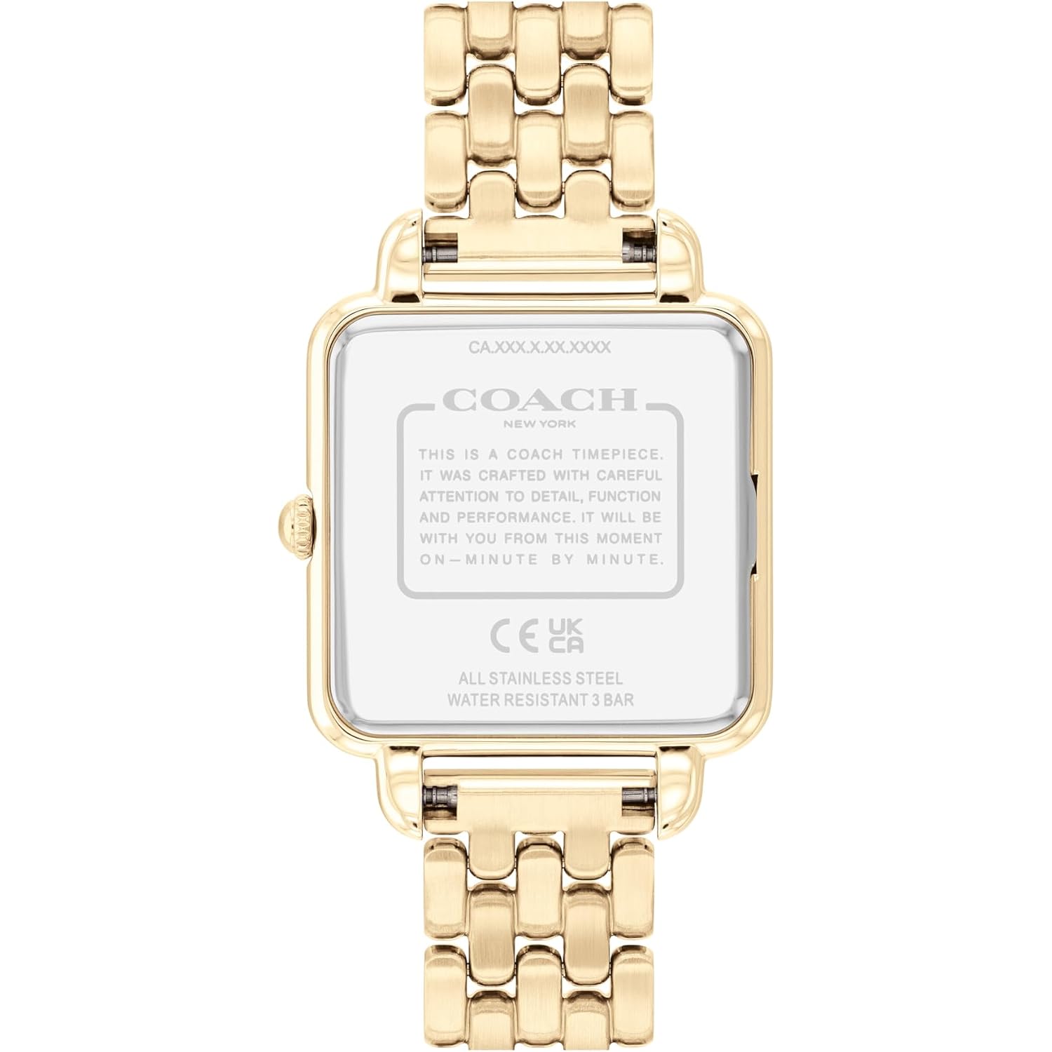 Coach Cass Women'S 2H Quartz Watch - Square Stainless Steel Bracelet - Premium Fashion Timepiece - Gift For Her