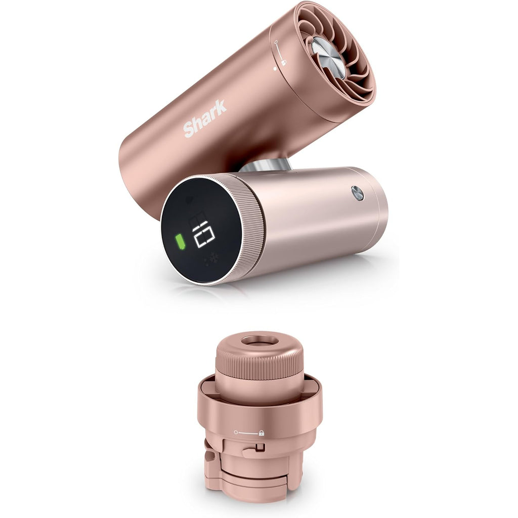 Shark Chillpill: The 2-In-1 Personal Cooling System With Fan, Dry-Touch Mist – Portable, Handheld, Rose Gold (Fa023)