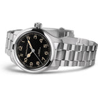 Hamilton Khaki Field Murph Automatic Men'S Watch, 38Mm Stainless Steel Case, Swiss Made, Black Dial Analog Wrist Watch, 100M Waterproof, Sapphire Crystal, 3-Hand Movement, Stainless Steel Strap