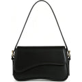 Amszke Shoulder Bag for Women Y2K Crossbody Purse PU Leather Underarm Handbag 2 Adjustable Strap for Daily Commute Travel