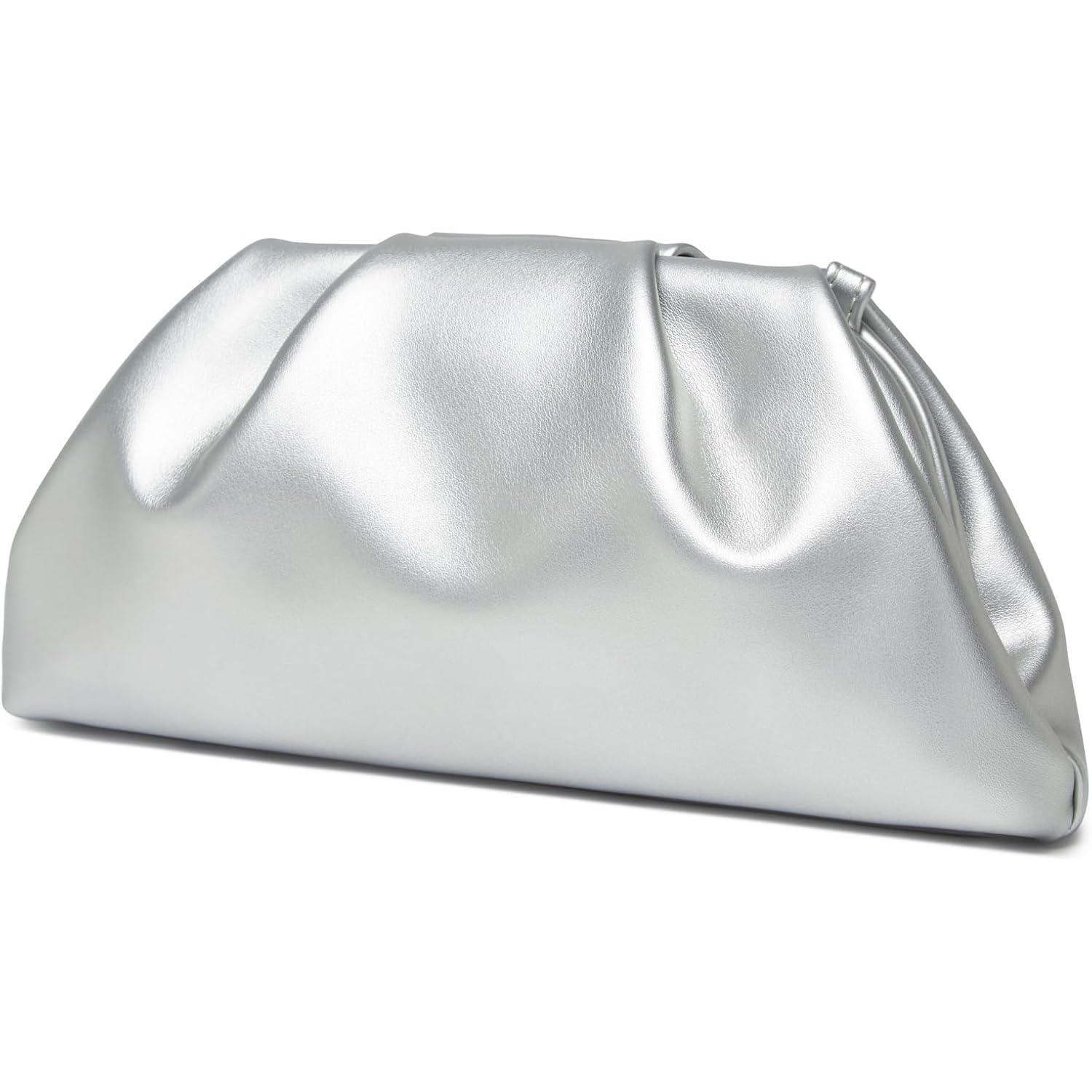 YUWITA Soft PU Leather Clutch Purses for Women Formal Elegant Luxurious Evening Bag