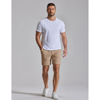Coofandy Men'S Casual Shorts 7" Stretch Golf Shorts With 4 Pockets Quick Dry Lightweight Shorts Dress For Hiking Work