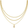 Kendra Scott Elisa Triple Strand Necklace, Fashion Jewelry for Women