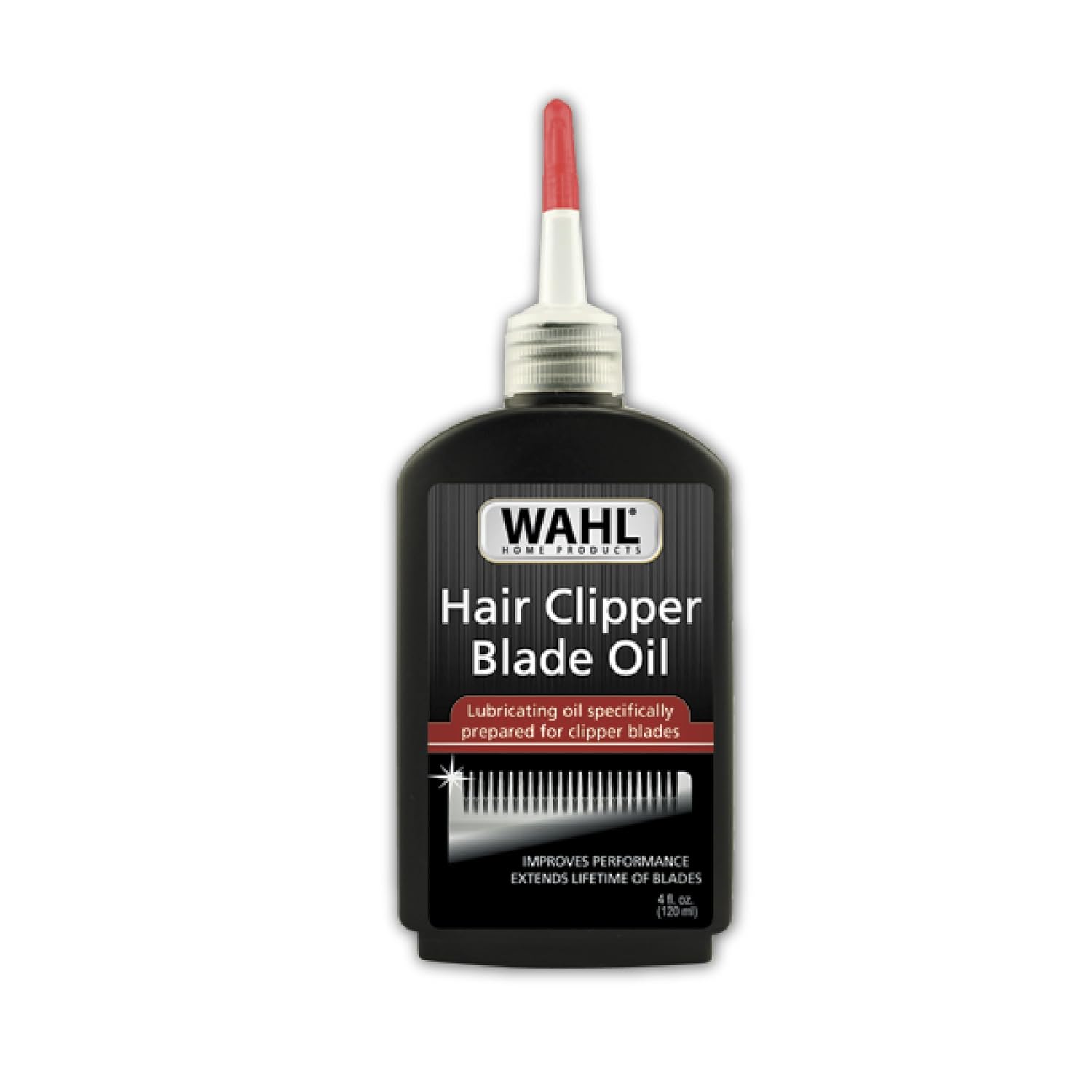 Wahl Premium Hair Clipper Blade Lubricating Oil For Clippers, Trimmers, & Blade Corrosion For Rust Prevention – 4 Fluid Ounces – Model 3310-300A