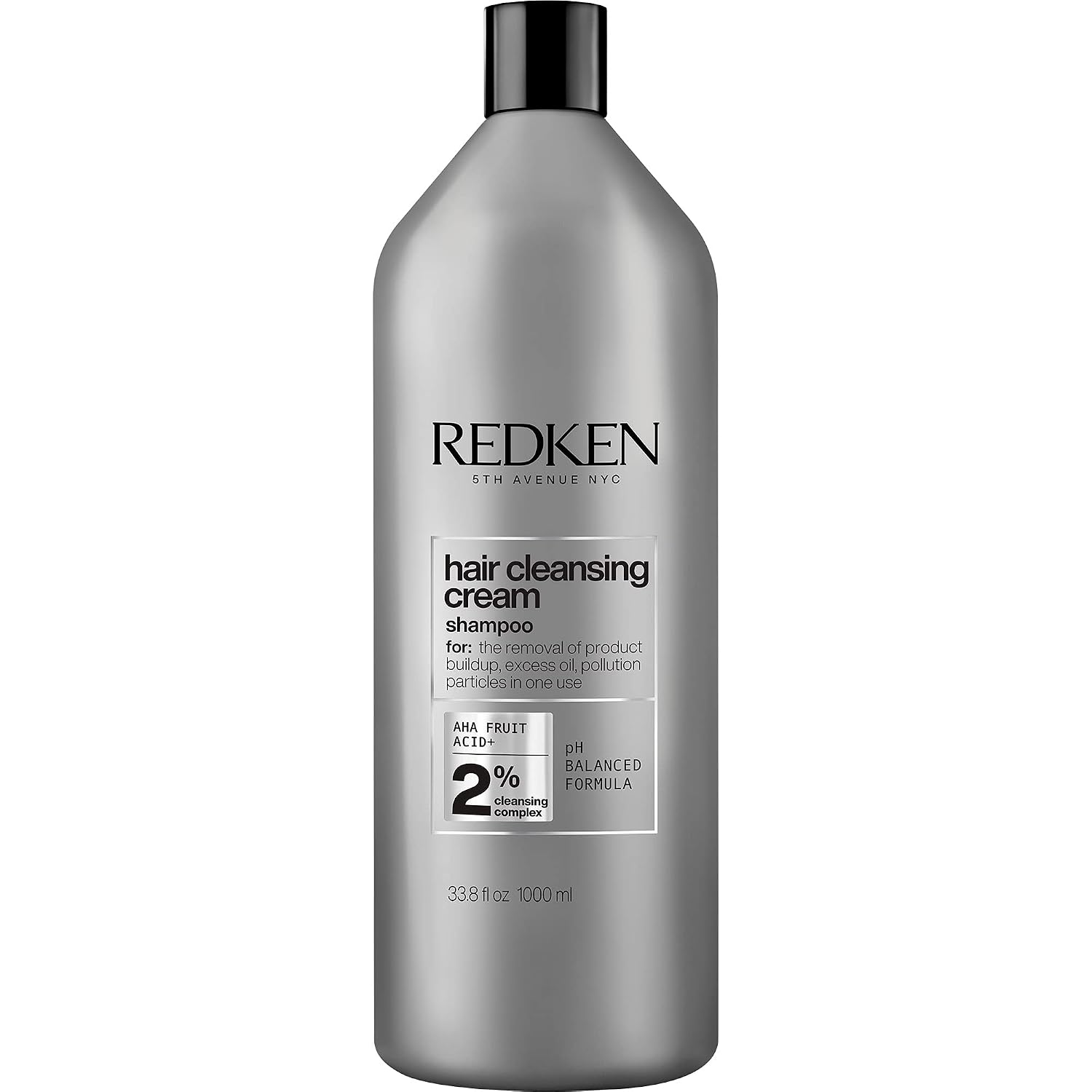 Redken Detox Hair Cleansing Cream Clarifying Shampoo For All Hair Types - Removes Buildup And Strengthens Hair Cuticle
