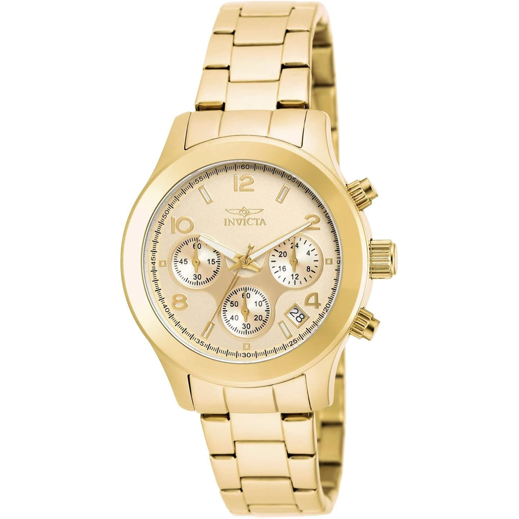 Invicta Women'S 19217 Angel Analog Display Quartz Gold Watch