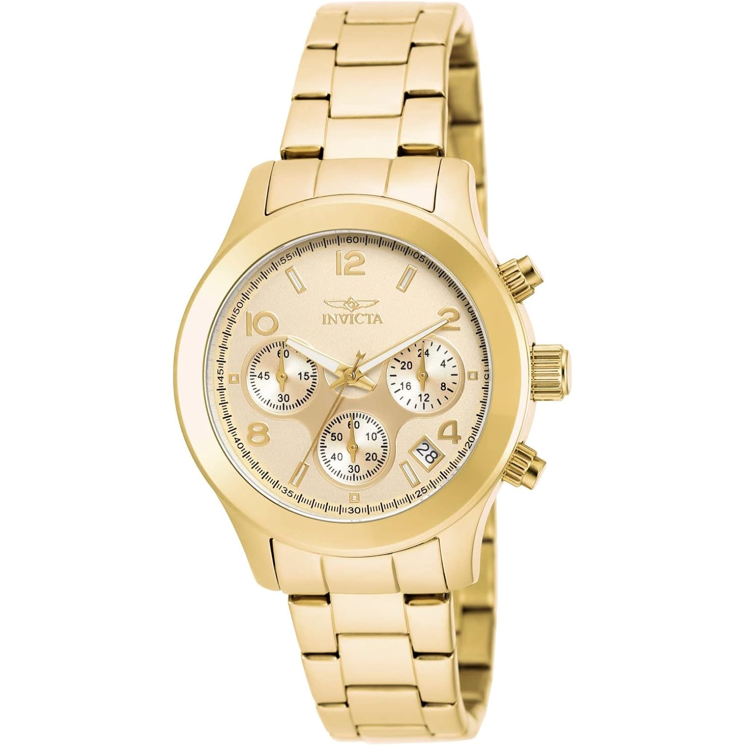 Invicta Women'S 19217 Angel Analog Display Quartz Gold Watch