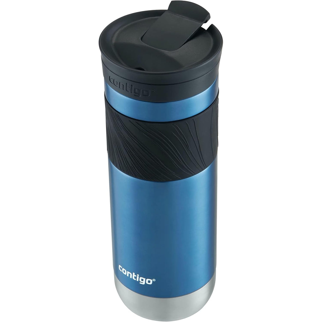 Contigo Byron Vacuum-Insulated Stainless Steel Travel Mug, 20oz - Leak-Proof Lid, BPA-Free, Blue Corn - Perfect Reusable Cup for Coffee or Water; hot and cold beverage holder
