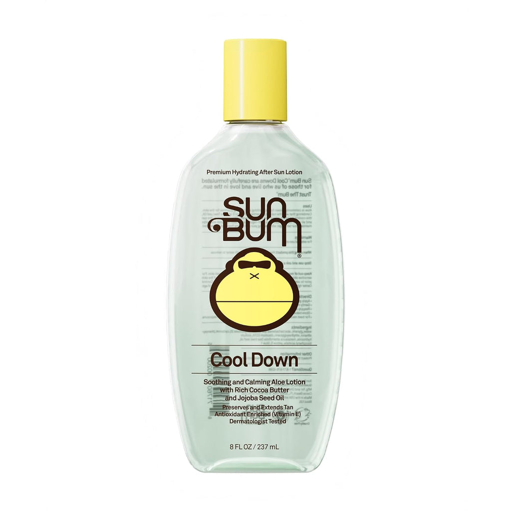 Sun Bum Cool Down Aloe Vera Gel - Vegan After Sun Care To Soothe And Hydrate Sunburn - 8 Oz