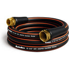 10Ft Flexible Garden Hose, No-Kink Rubber Water Hose, W.P. 200 Psi | Freeze & Wear Resistant Hose With 3/4" Ght Male/Female Fittings, 600 Psi Burst Strength For Outdoor Watering