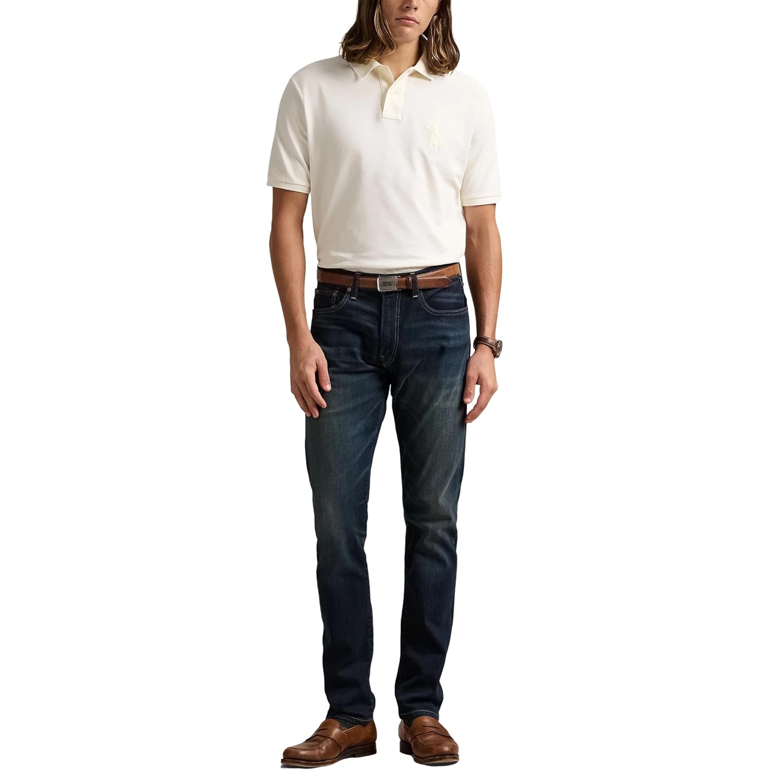 Polo Ralph Lauren Men'S Big Pony Classic Fit Mesh Polo Shirt