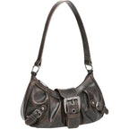 Verdusa Shoulder Bag For Women Y2K Mini Purse Cute Goth Punk Vintage Purse | Top Handle