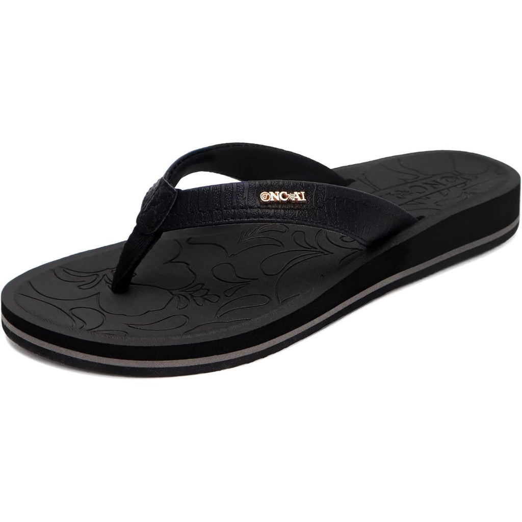 Oncai Women'S Flip Flops Comfortable Summer Beach Thong Sandals For Women With Cushion Walking Arch Support Yoga Mat Indoor Outdoor Soles