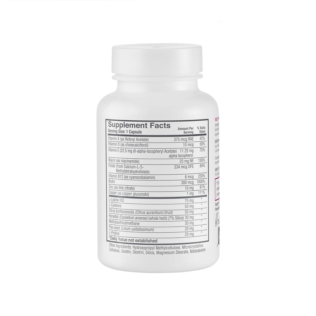 Bosleymd Women’S Healthy Hair Growth Supplements For Thicker, Fuller Hair– Dht-Blocking Botanicals With Biotin, Niacin, Zinc & L-Lysine – Rich In Vitamins & Minerals – 60 Capsules (2-Month Supply)