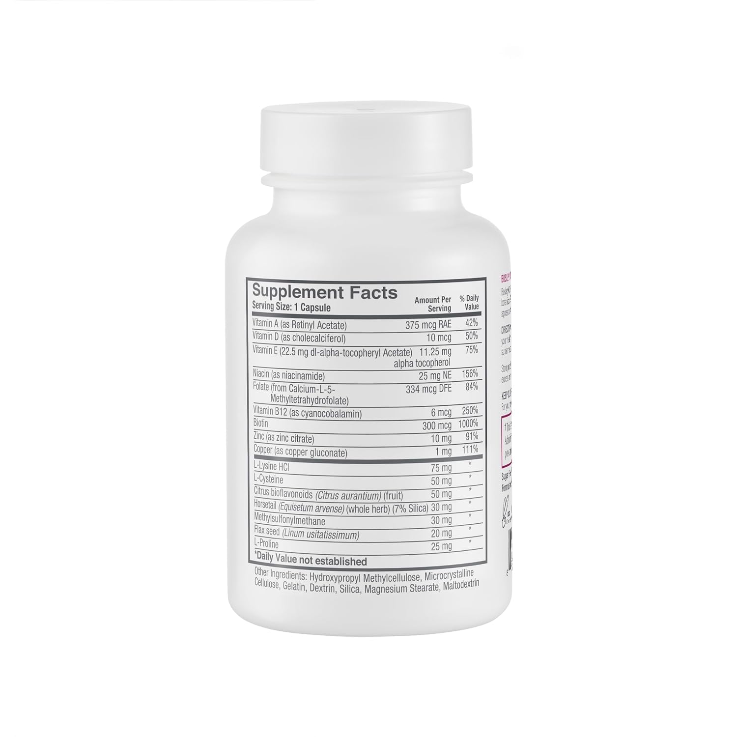 Bosleymd Women’S Healthy Hair Growth Supplements For Thicker, Fuller Hair– Dht-Blocking Botanicals With Biotin, Niacin, Zinc & L-Lysine – Rich In Vitamins & Minerals – 60 Capsules (2-Month Supply)