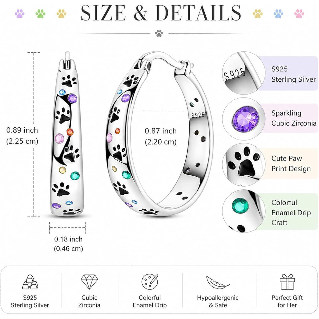 NARMO 925 Sterling Silver Hoop Earrings for Women Hypoallergenic Lightweight Simple Huggie Hoop Earrings Twisted Hoop Earrings Colorful Cubic Zirconia Hoop Earrings Rainbow Hoop Earrings