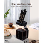 Maestri House Compact Cold Brew Coffee Maker, 40Oz Iced Tea And Coffee Maker Brewer Space Saving Tritan Pitcher, 350 Mesh Filter, 100% Leak-Proof