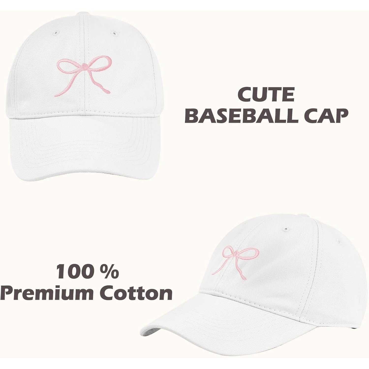 American Trends Womens Baseball Caps Adjustable Cute Baseball Caps for Women Y2K Hats for Everyday Wear Outdoor Activities