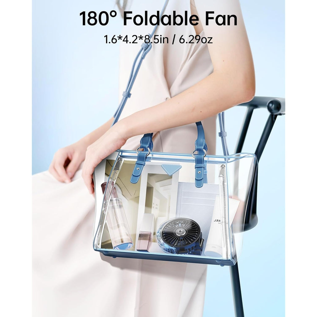 Sweetfull Portable Misting Fan - 180° Foldable Handheld Personal Fan With Mist Spray, 3 Speeds, 30Ml Water Tank, Usb Rechargeable For Travel, Outdoors, Makeup, Camping, Home, And Office Use