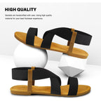 Daydaygo Women'S Elastic Flat Sandals