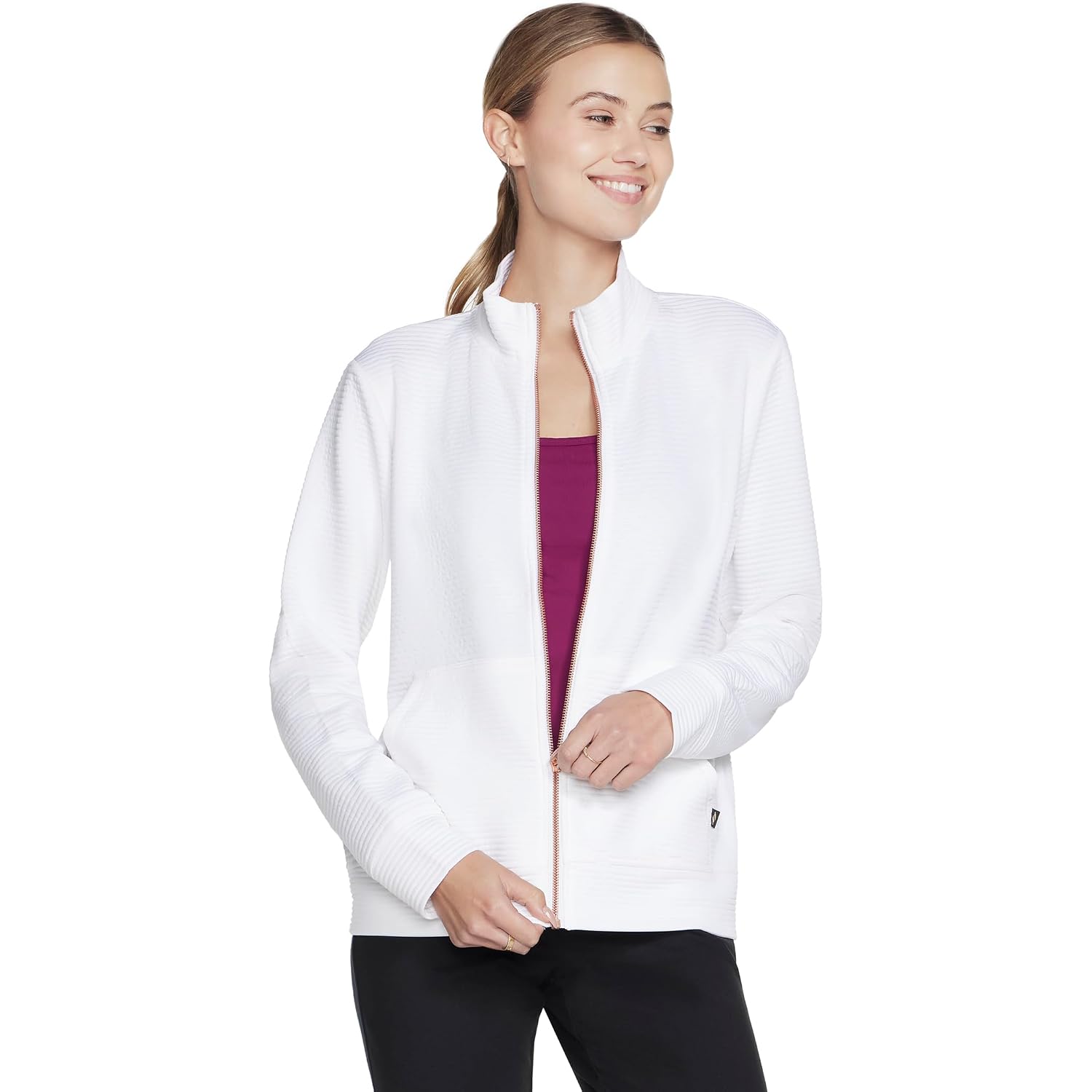 Skechers Women'S The Go Walk Ottoman Jacket - Cozy Fit