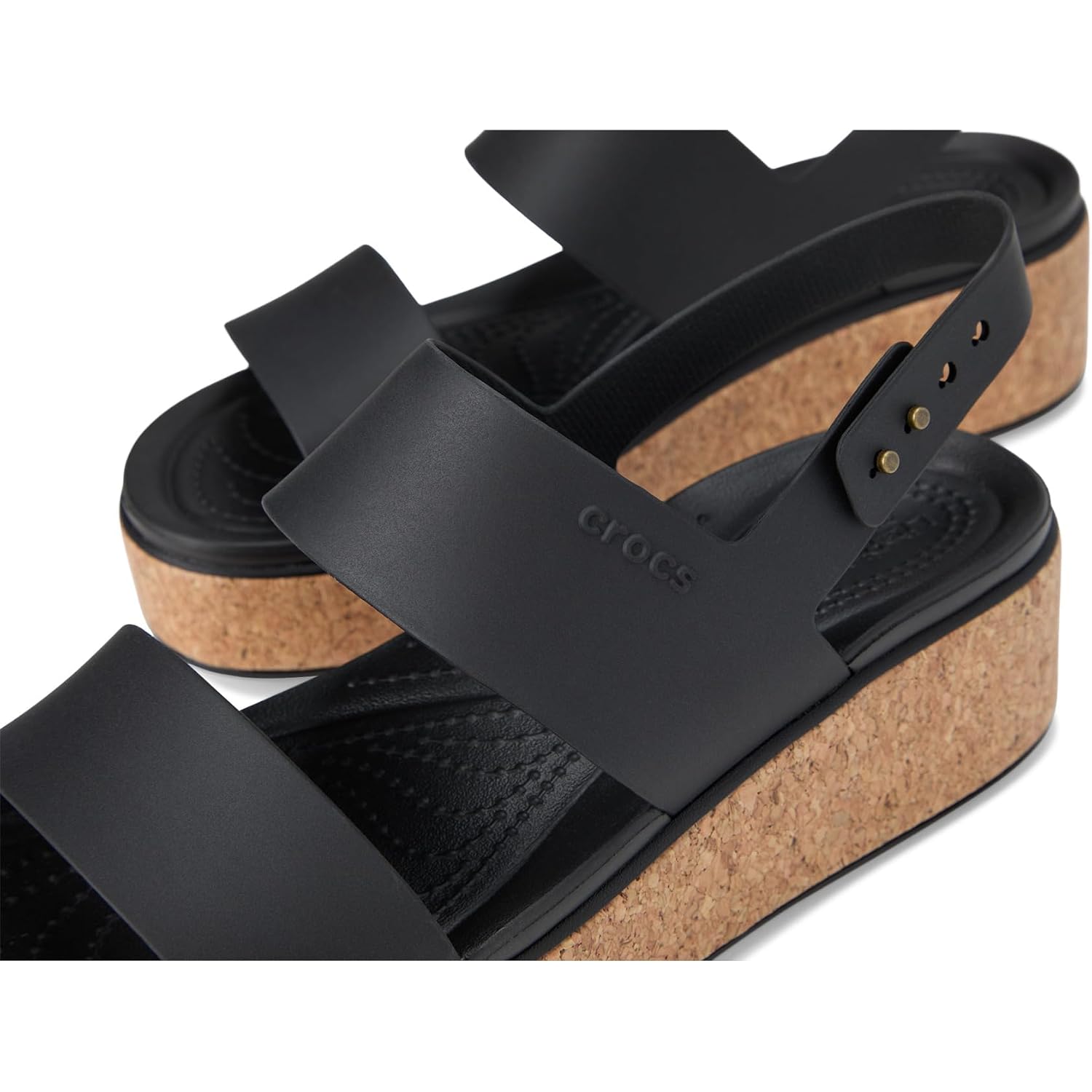 Crocs Women'S Brooklyn Cork Low Wedge
