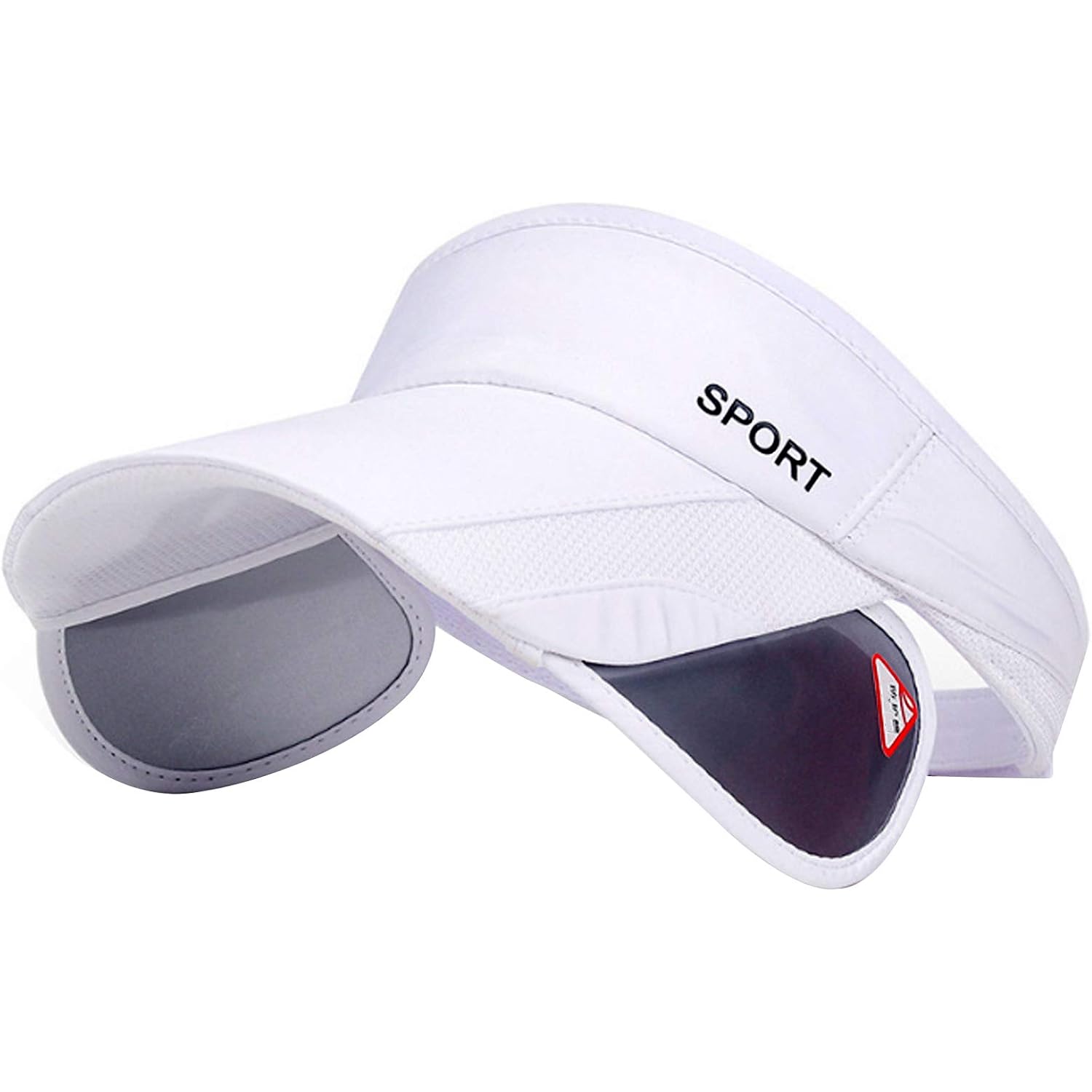 Summer Sun Visor Hat - Women Adjustable Golf Cap With Retractable Brim, Uv Protection Beach/Tennis Sport Hat