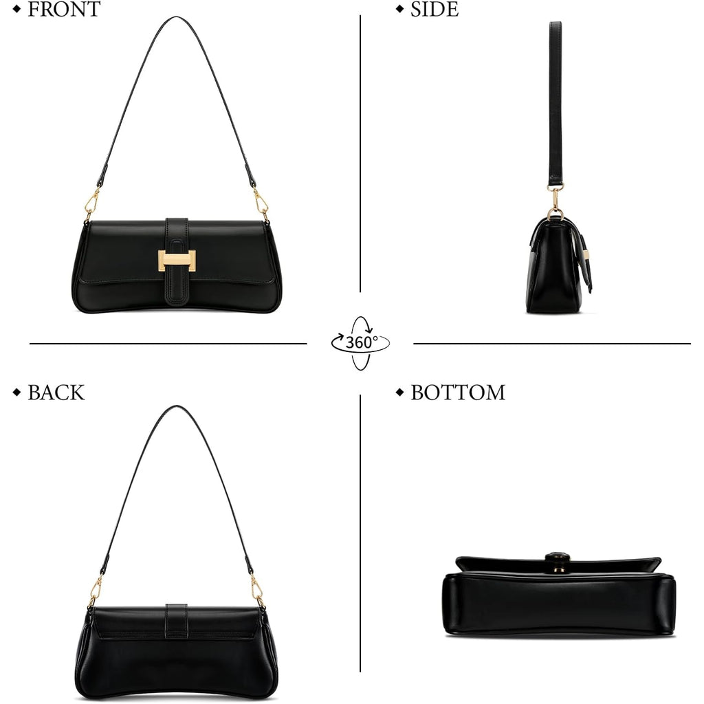 Kkxiu Shoulder Bag For Women, Small Handbag Hobo Purses, Retro Clutch Underarm Bag