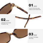 Trendy Rectangle Sunglasses For Women Men Retro Fashion 90S Small Square Shades Vintage Y2K Sun Glasses