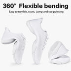 Cadidl Cheer Shoes Women White Cheerleading Dance Shoes