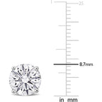 Lab-Grown Diamond Stud Earrings With Unique laser engraved Diamond ID, Set In Platinum, White Gold or Yellow Gold - D Color, VVS2 Clarity, IGI Certified Lab-Grown Diamonds - Available in 1 to 5 CTTW