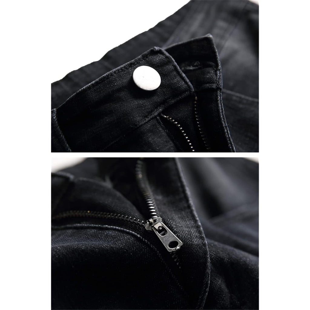 Men'S Ripped Denim Shorts & Jeans Summer Casual Classic Straight Distressed Ripped Short Jeans