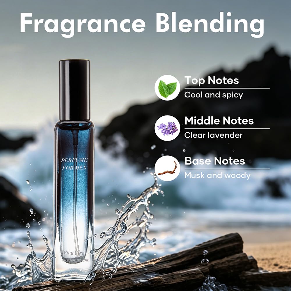 Pheromone Cologne For Men – Long Lasting Mens Perfume, Travel Size | Long-Lasting Fresh Scent, Daily Wear Masculine Fragrance, Ideal Gift For Him