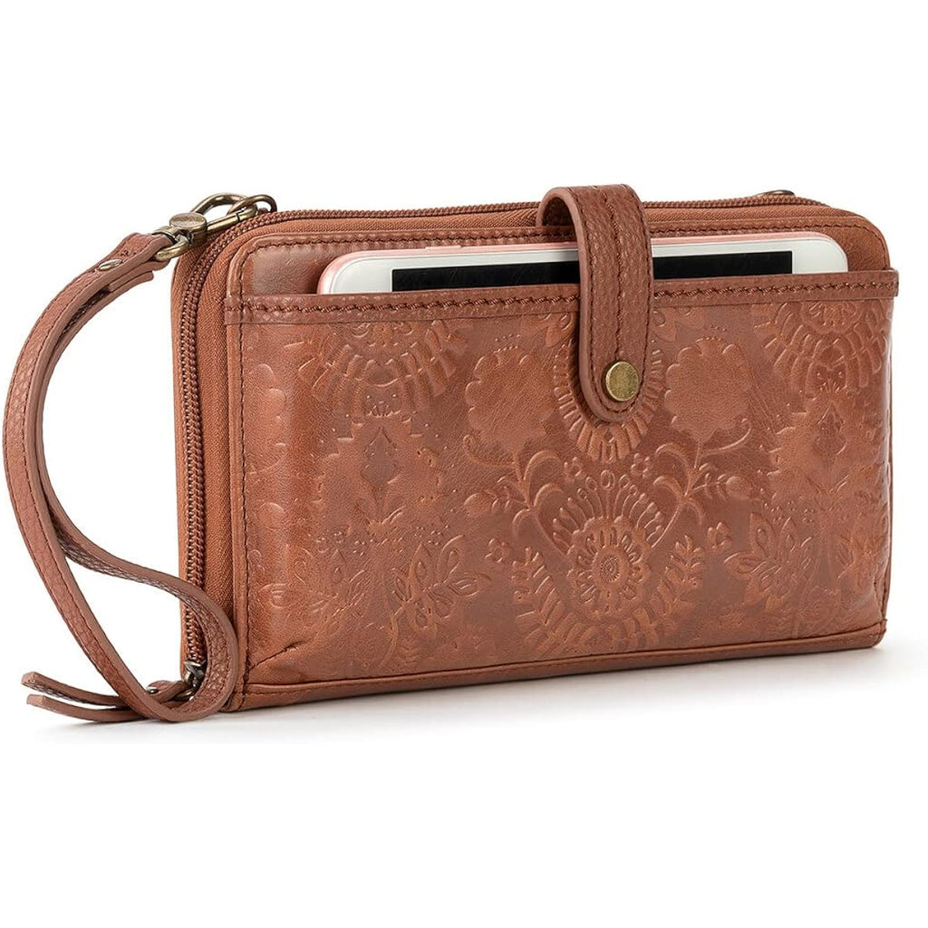 The Sak Iris Smartphone Crossbody Purse - Small Women's Cellphone Bag & Wallet For Everyday- Convertible Wristlet With Zipper