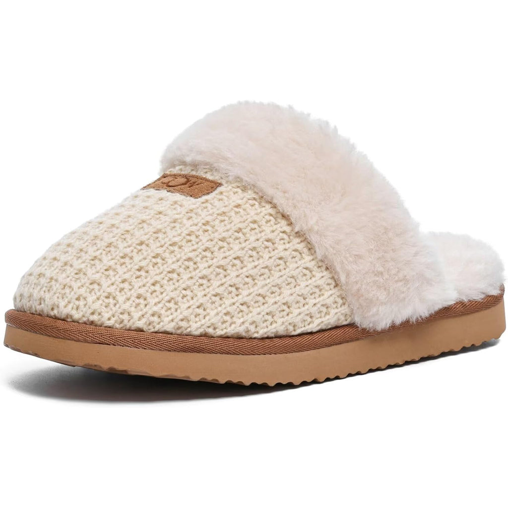 Cozy House Slippers For Women With Memory Foam Fuzzy Shoes For Indoor