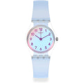 Swatch Lady Women'S Watch Casual Polymer Blue Quartz Waterproof Casual Blue