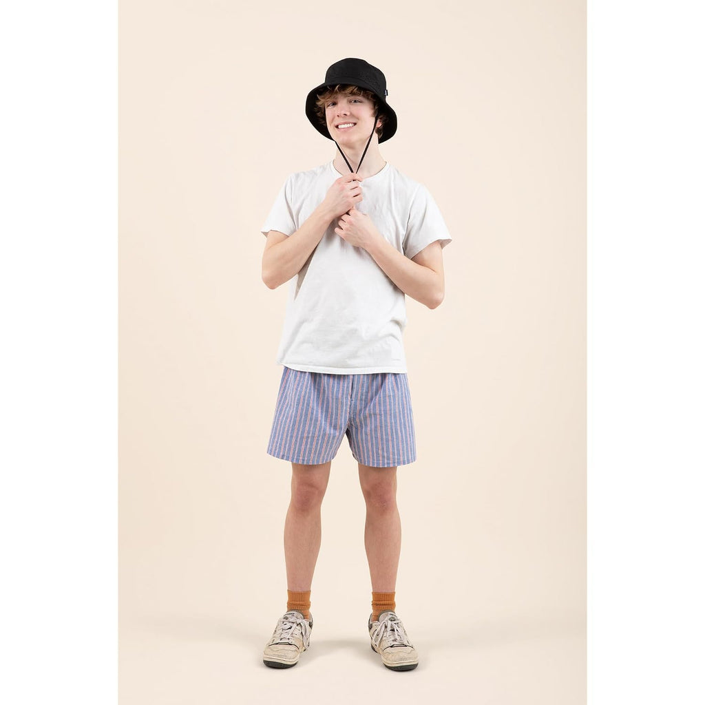 Men’S Woven Boxer Shorts 4-Pack – Stretchy Breathable Fabric, Silky-Feel Luxury Waistband.