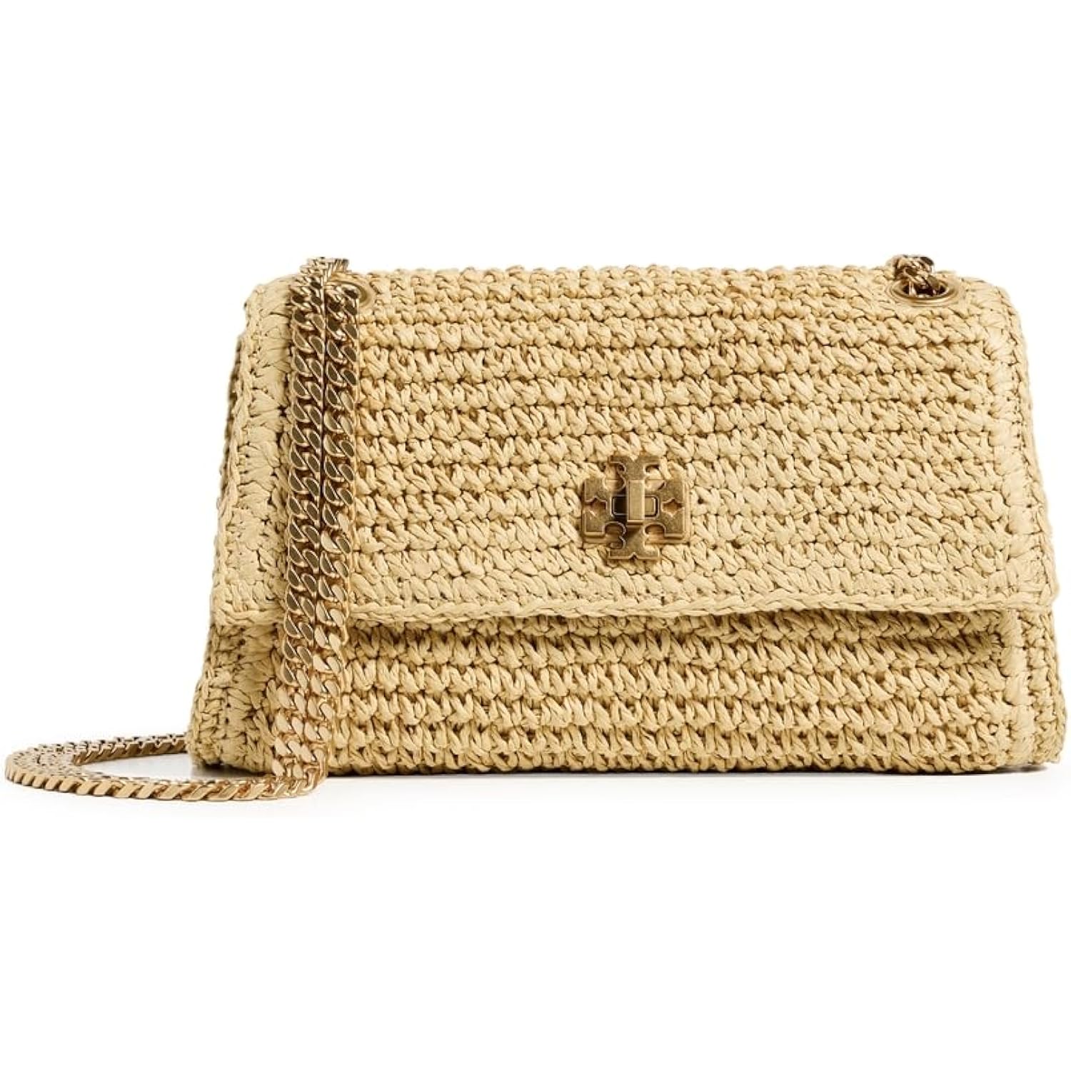 Tory Burch Women's Kira Turnlock Woven Mini Bag