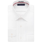 Tommy Hilfiger Men'S Regular Fit Non Iron Solid Dress Shirt - Amazon Exclusive