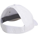 adidas Women's Backless Ponytail Hat – Open Back Baseball Cap White/White/3