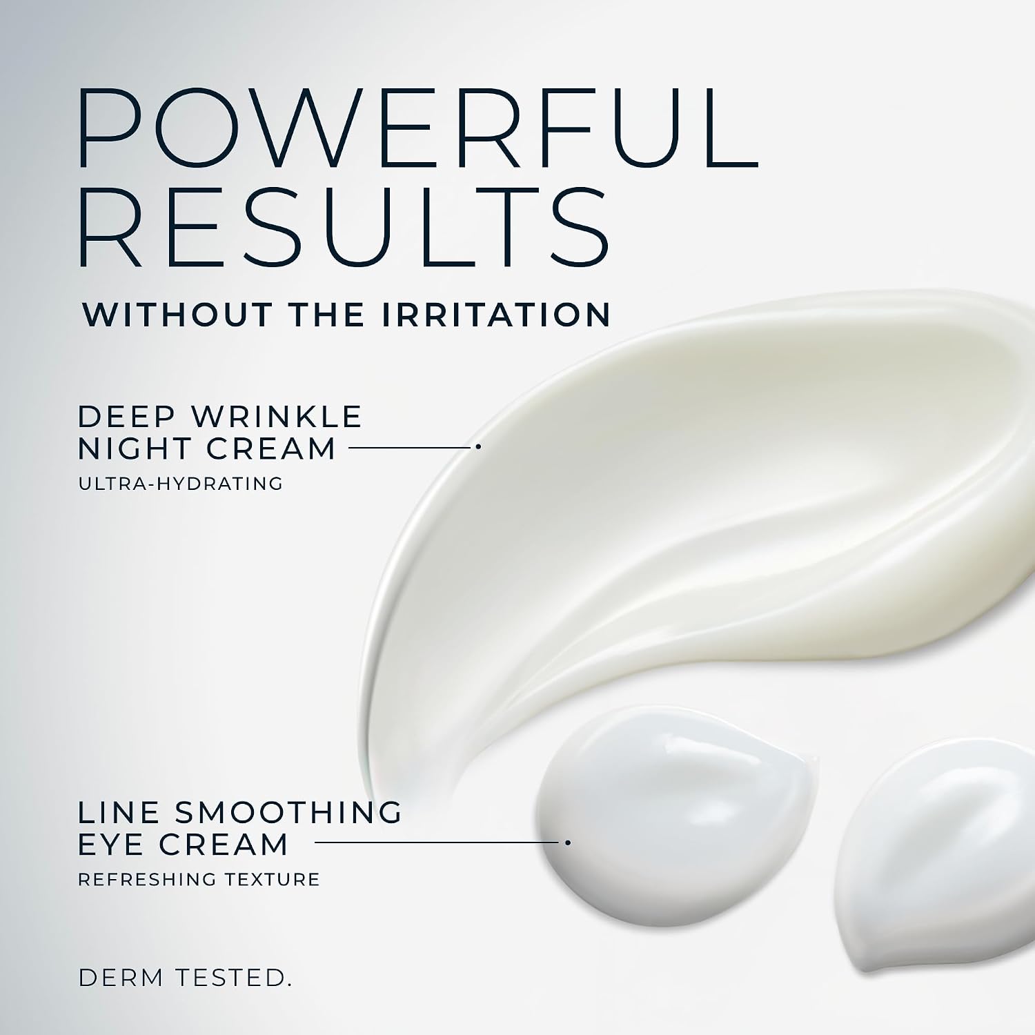 Roc Retinol Correxion Value Set Duo, Deep Wrinkle Anti-Aging Night Face Cream + Under Eye Cream For Dark Circles & Puffiness - Retinol Eye Care
