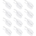 Super Z Outlet 5.5" Mini Acrylic Plastic Kitchen Scoops For Weddings, Candy Dessert Buffet, Ice Cream, Protein Powders, Coffee, Tea (Clear)